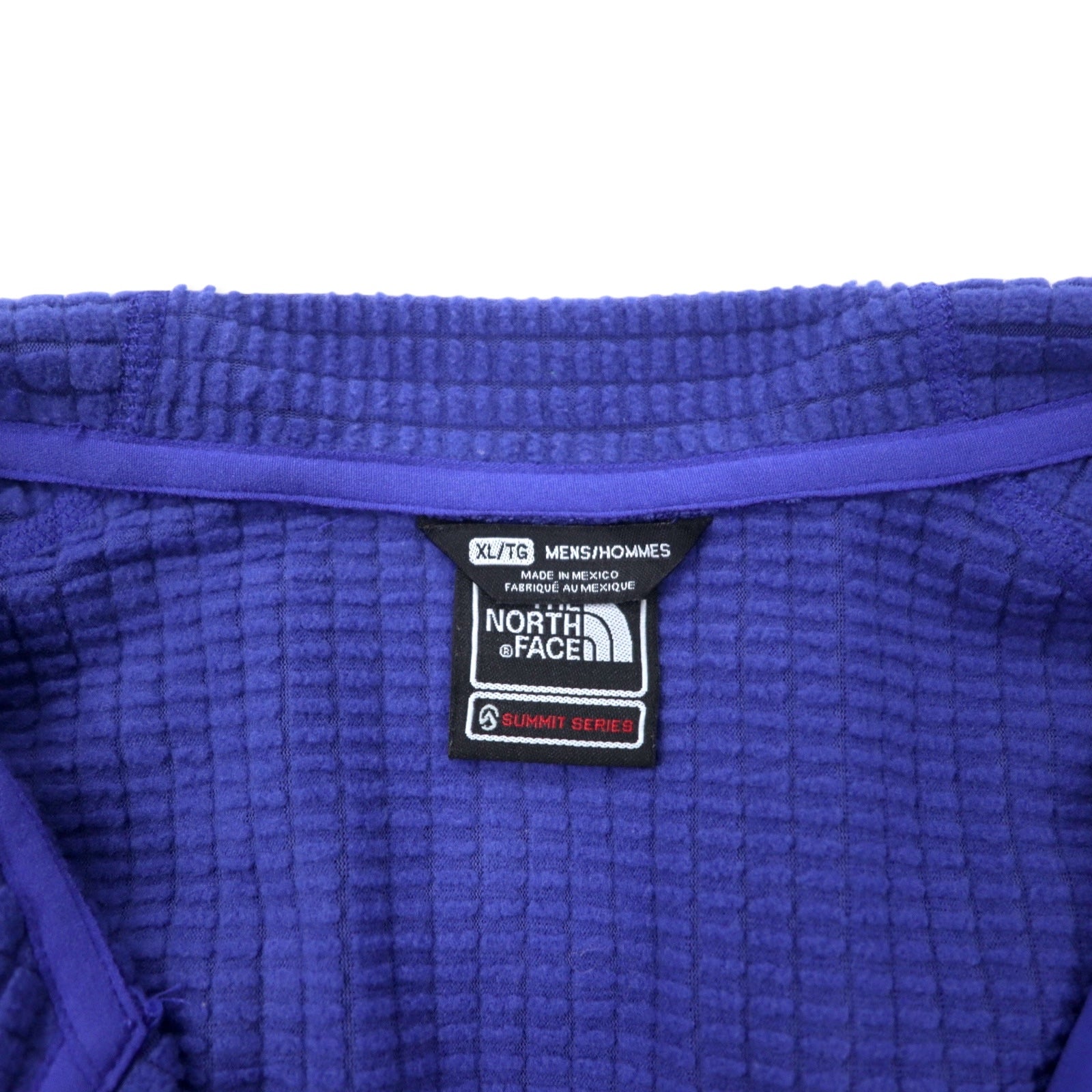 THE NORTH FACE Summit Series Felpa con cappuccio mezza zip XL Blu navy POLARTEC pile poliestere Summit L2 Fuse Form Fleece 1/2 Zip Hoodie NF0A37PG