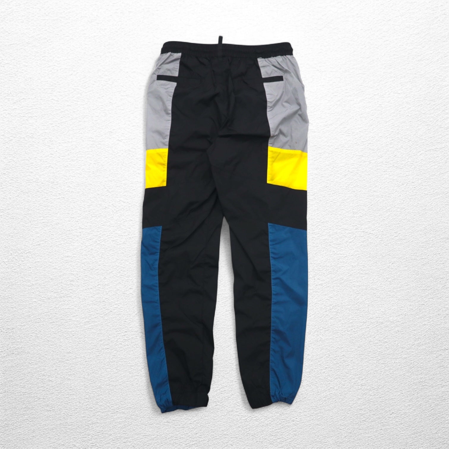 DSQUARED2 カラーブロック ジョガー ナイロンパンツ トラックパンツ L マルチカラー