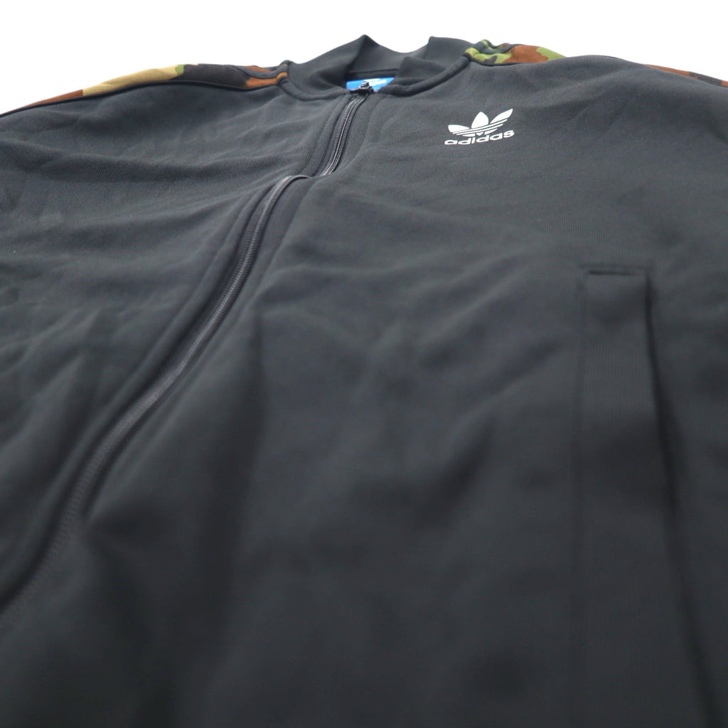 adidas Originals Giacca da Tuta ATP, Nero, Taglia XS, 3 Strisce Camo Superstar ESSENTIALS CAMO SUPERSTAR TRACK TOP, Logo Trifoglio, AY8172