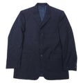 BURBERRY USA 3B giacca sartoriale 43 lana blu navy Hallo KANSAS CITY