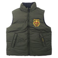 Polo by Ralph Lauren Gilet reversibile in piumino M Cachi Nero Poliestere 381 BLEEKER Ricamo Small Pony