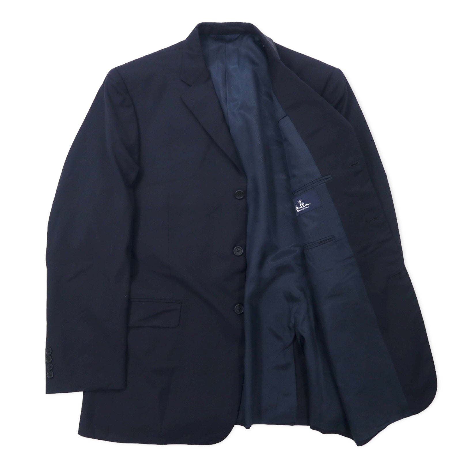 BURBERRY USA 3B giacca sartoriale 43 lana blu navy Hallo KANSAS CITY