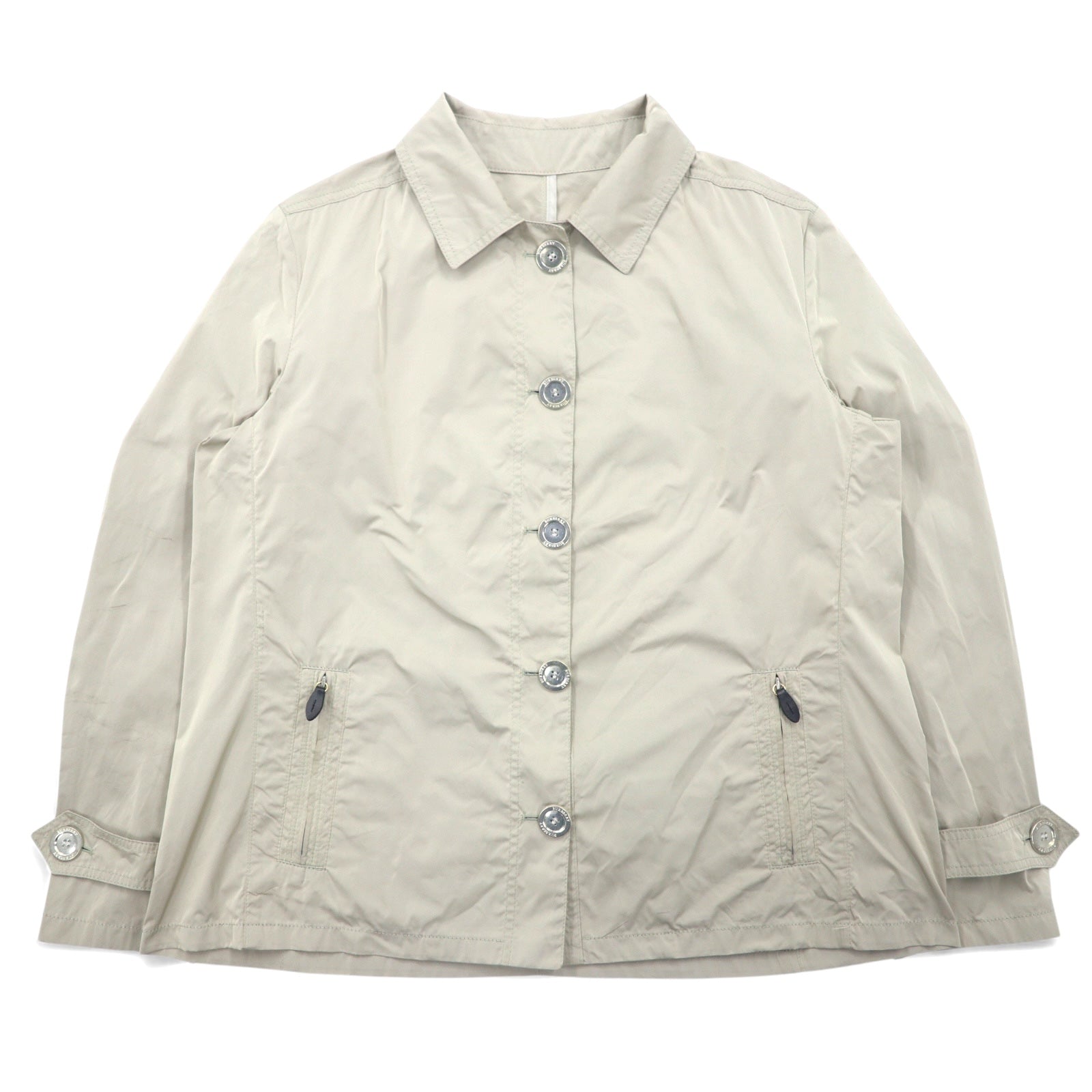 BURBERRY LONDON Giacca corta, taglia XL, beige, poliestere, Prodotto in Portogallo