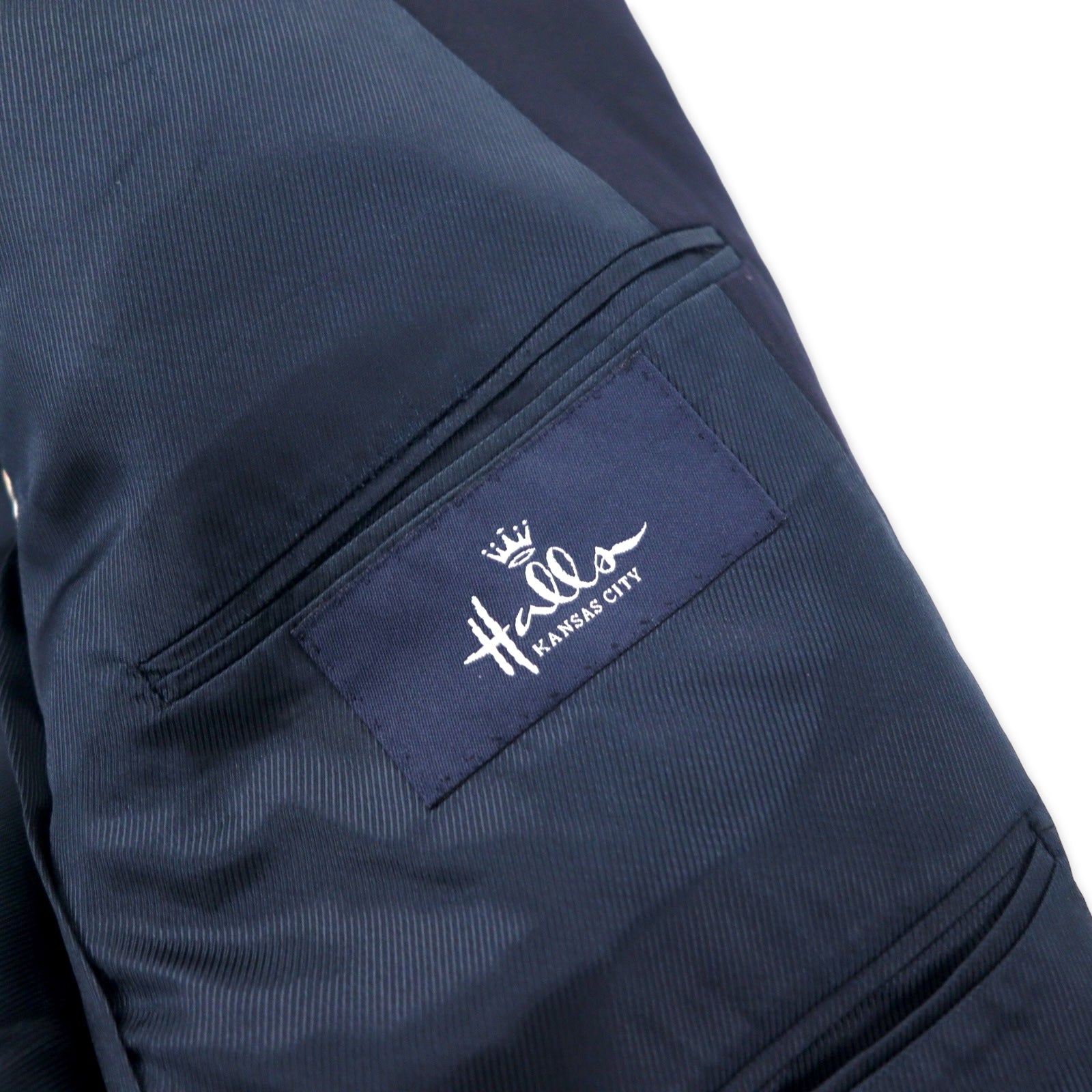 BURBERRY USA 3B giacca sartoriale 43 lana blu navy Hallo KANSAS CITY