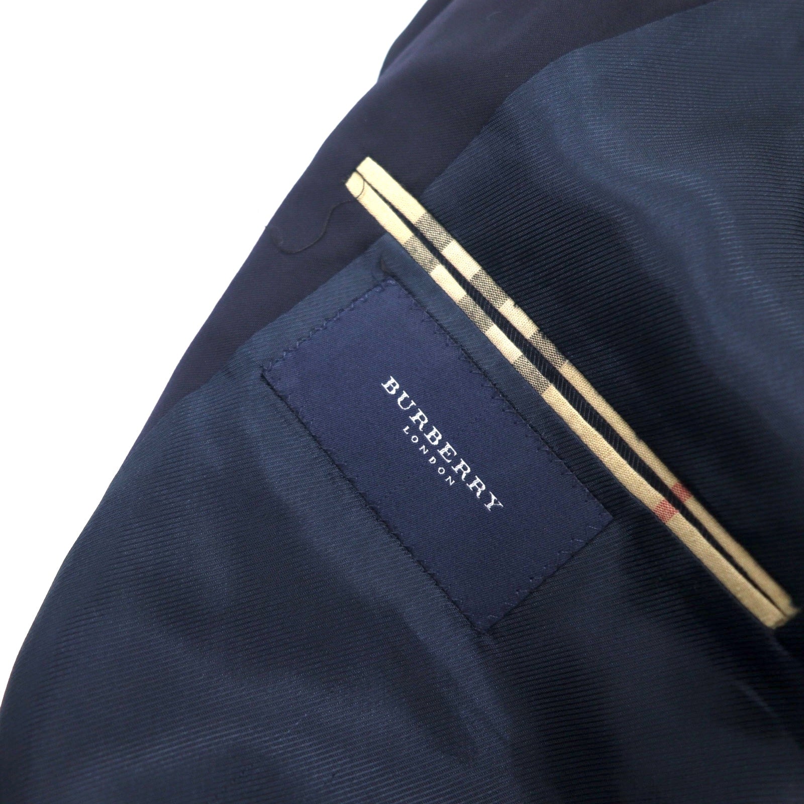 BURBERRY USA 3B giacca sartoriale 43 lana blu navy Hallo KANSAS CITY