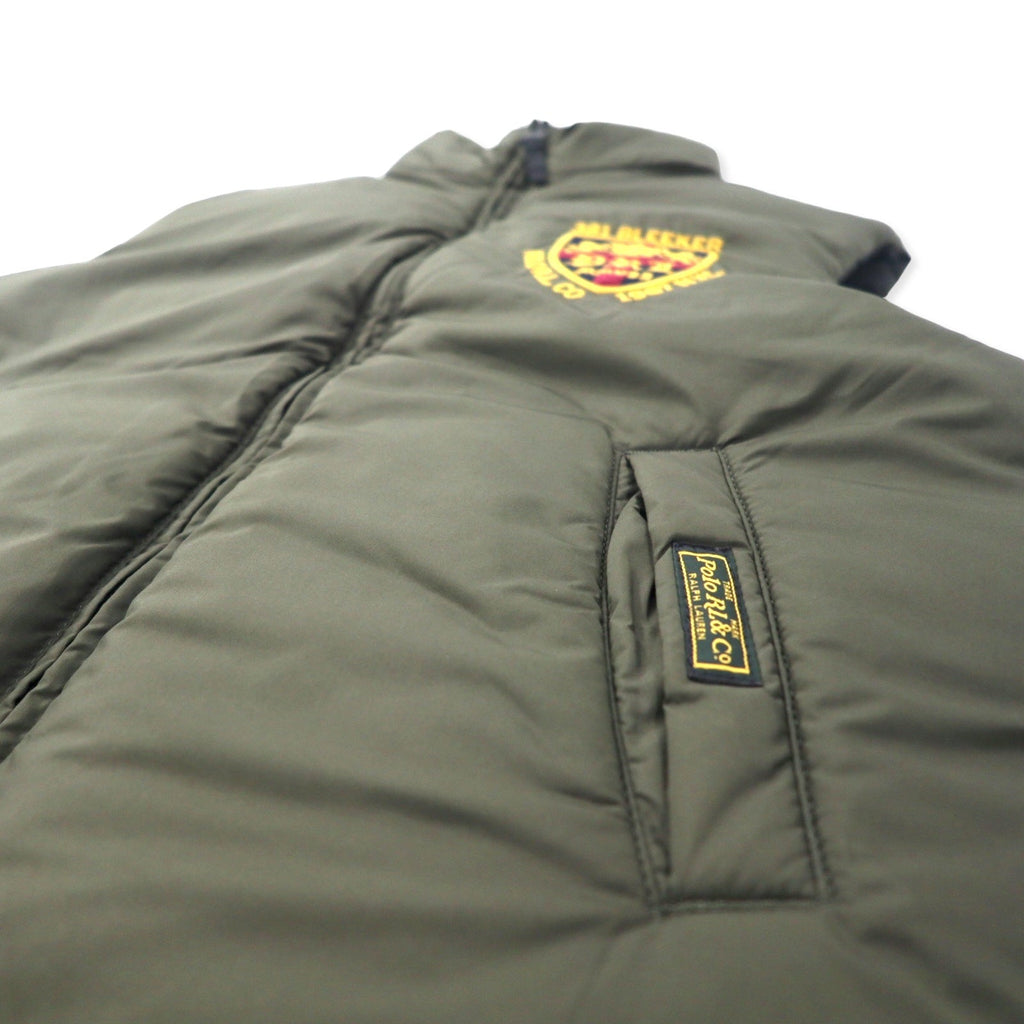 Polo by Ralph Lauren Gilet reversibile in piumino M Cachi Nero Poliestere 381 BLEEKER Ricamo Small Pony