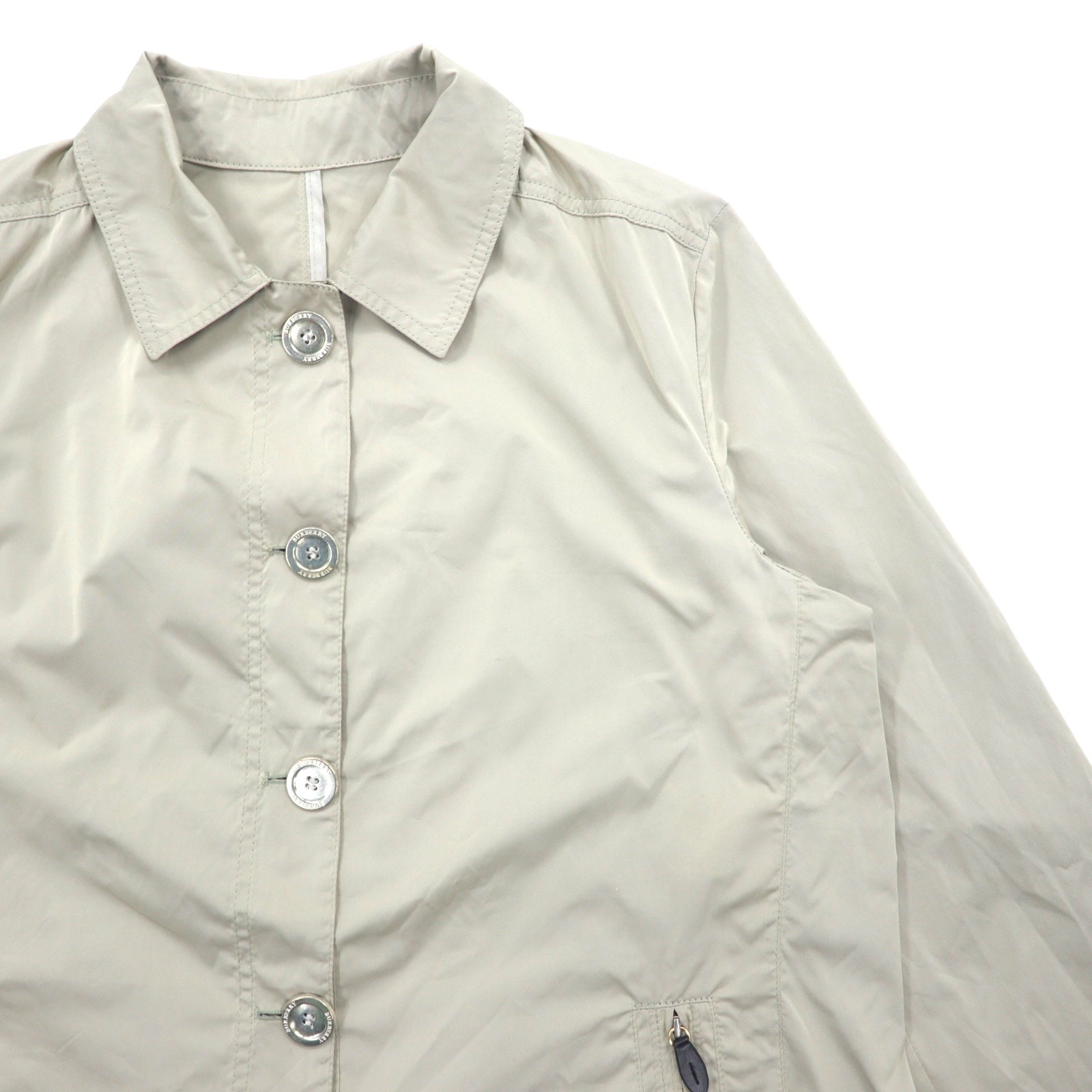 BURBERRY LONDON Giacca corta, taglia XL, beige, poliestere, Prodotto in Portogallo