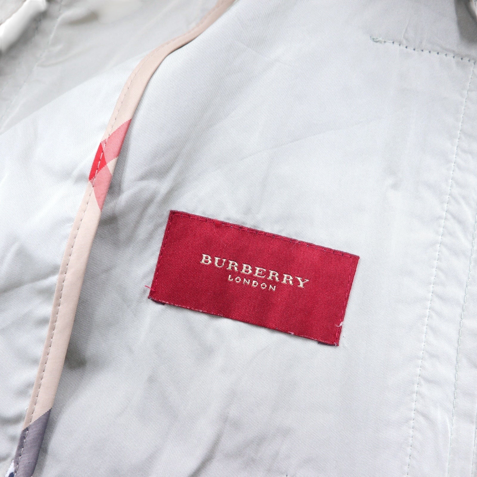 BURBERRY LONDON Giacca corta, taglia XL, beige, poliestere, Prodotto in Portogallo