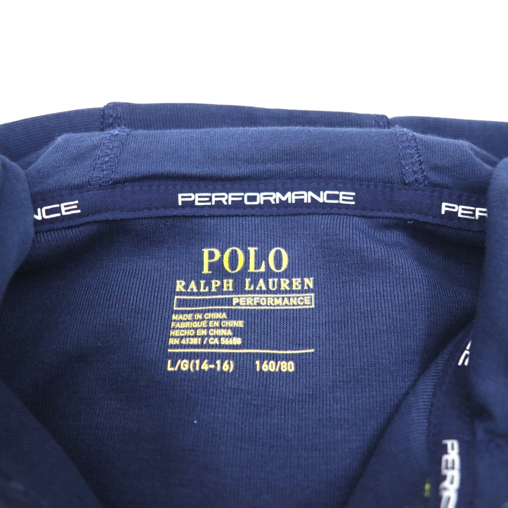 Polo Ralph Lauren パフォーマンス ストレッチ フルジップパーカー L ネイビー ポリエステル