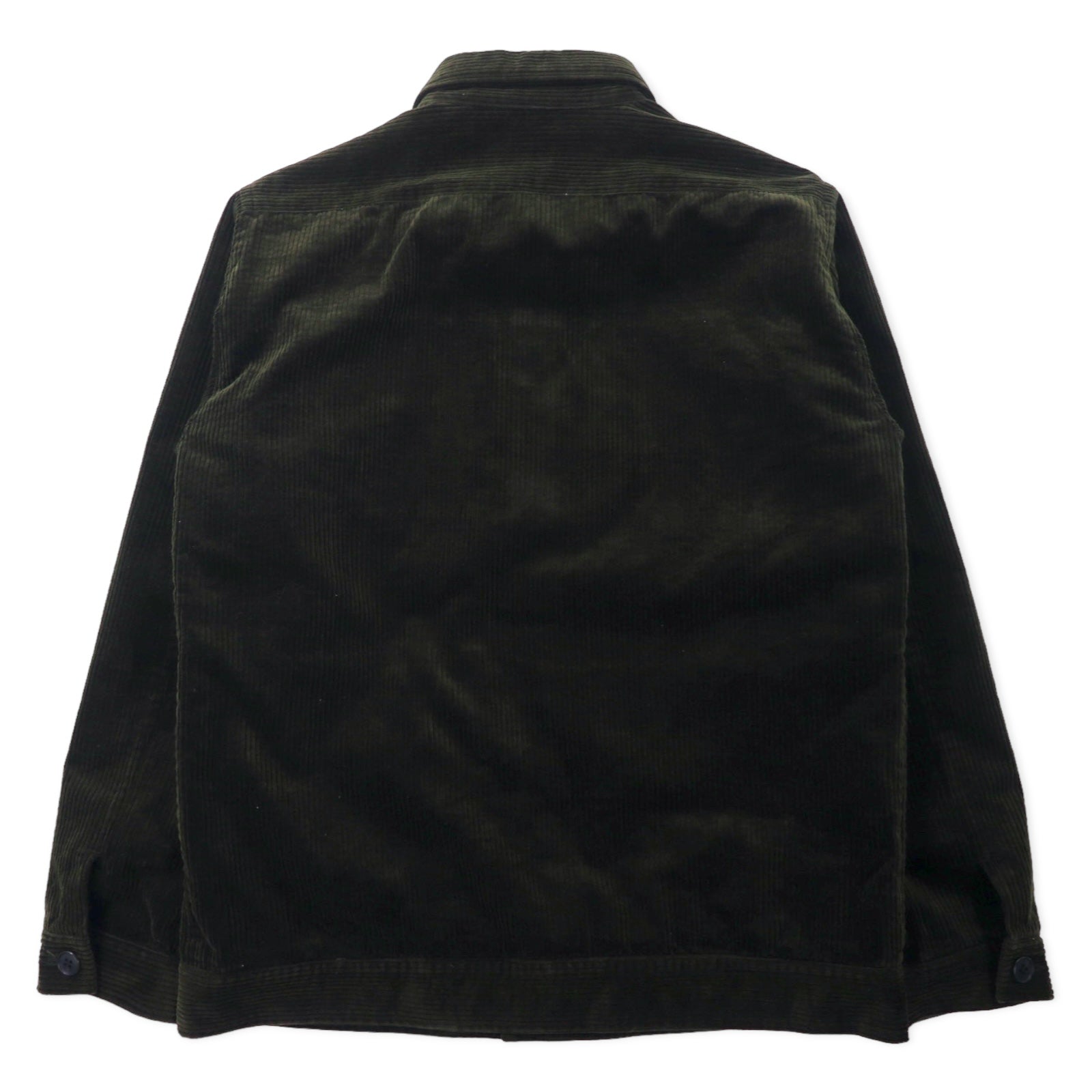 LACOSTE Giacca a camicia oversize in velluto a coste 48 marrone cotone Giacca ampia in velluto a coste oversize BH028E Made in Japan