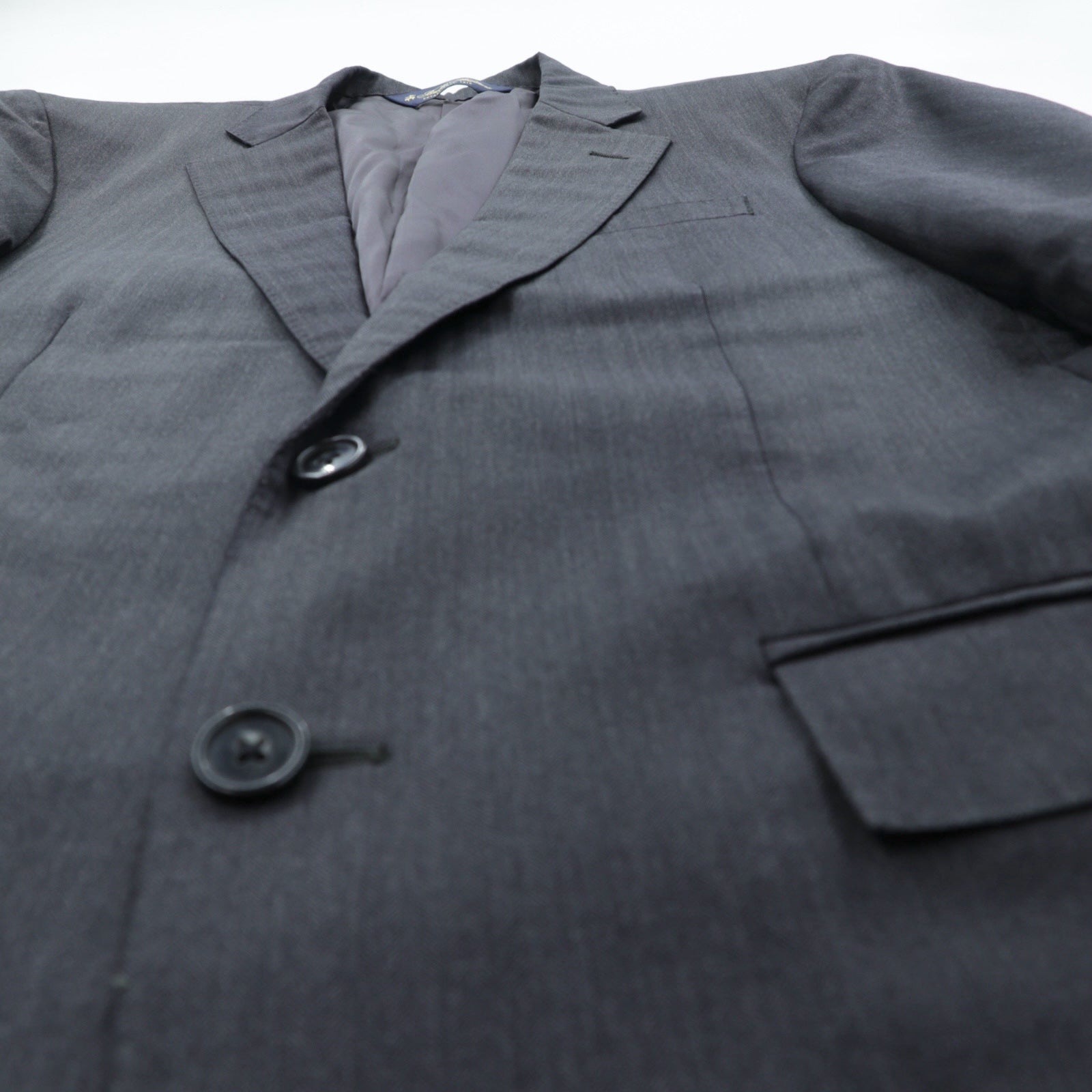 Brooks Brothers 2B テーラードジャケット ブレザー M グレー CANONICO ウール