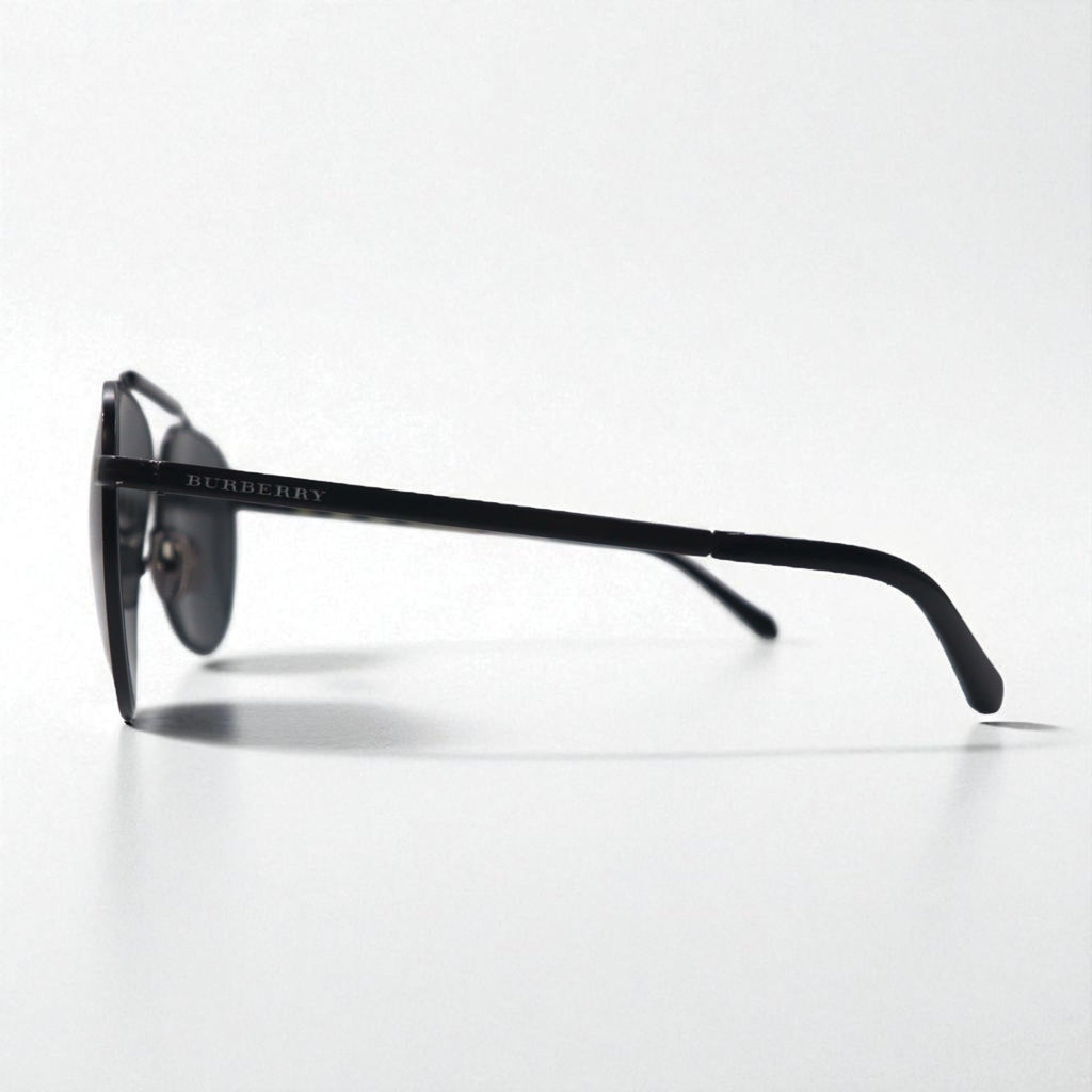 BURBERRY ダブルブリッジ ティアドロップ サングラス メタルフレーム B3097 1007/5V 59-14 145 3N ノバチェック イタリア製