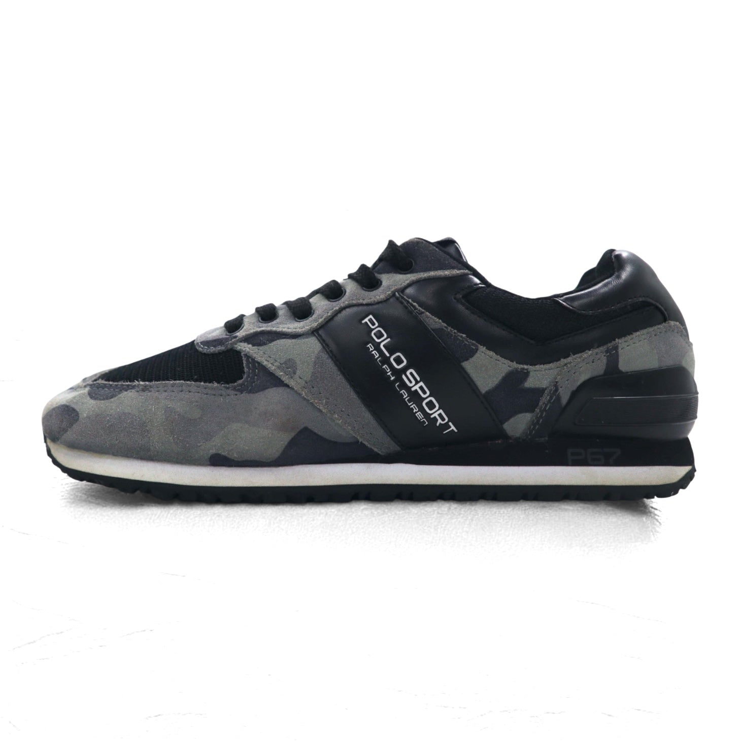 POLO SPORT RALPH LAUREN Sneakers SLATON SPORT 27.5cm grigio mimetico camoscio 11501