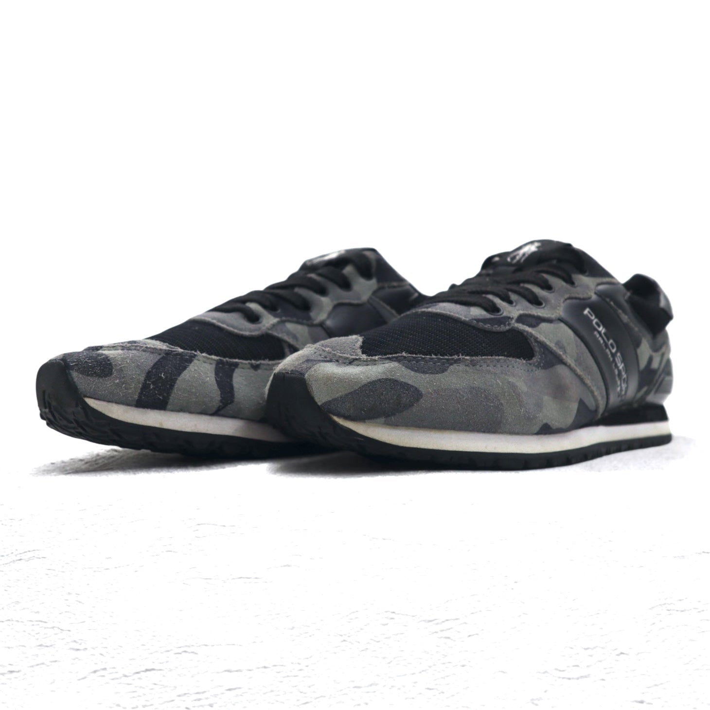 POLO SPORT RALPH LAUREN Sneakers SLATON SPORT 27.5cm grigio mimetico camoscio 11501