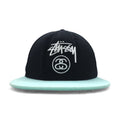 stussy CAPZ × STARTER ベースボールキャップ スナップバック FREE ブラック アクリル ウール シャネルロゴ