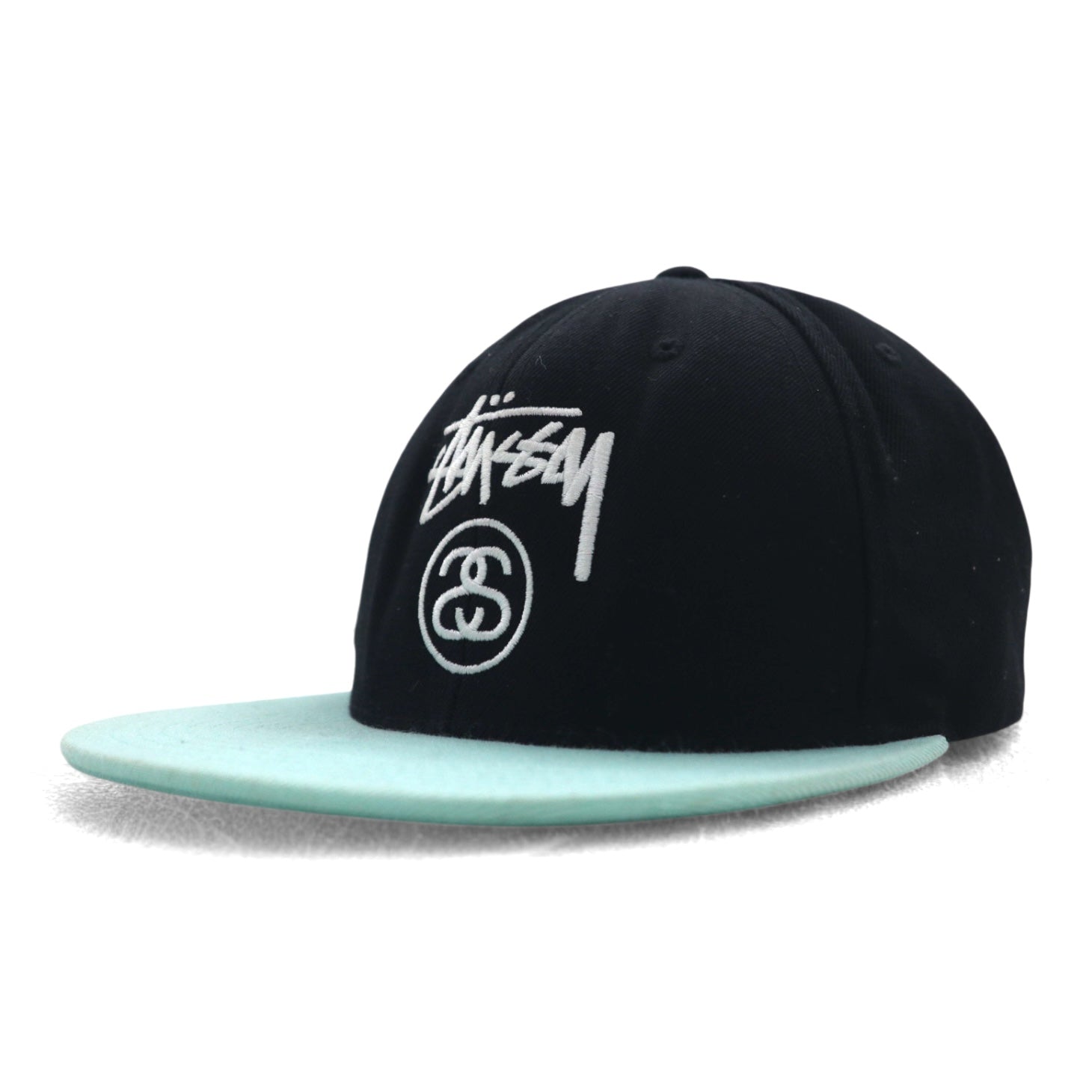 stussy CAPZ × STARTER Berretto da baseball snapback TAGLIA UNICA nero acrilico lana logo Chanel