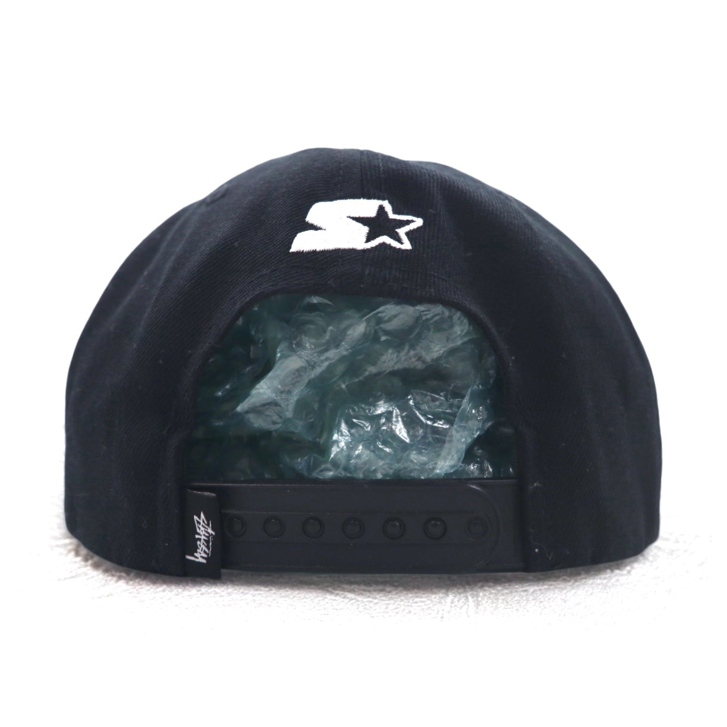 stussy CAPZ × STARTER Berretto da baseball snapback TAGLIA UNICA nero acrilico lana logo Chanel