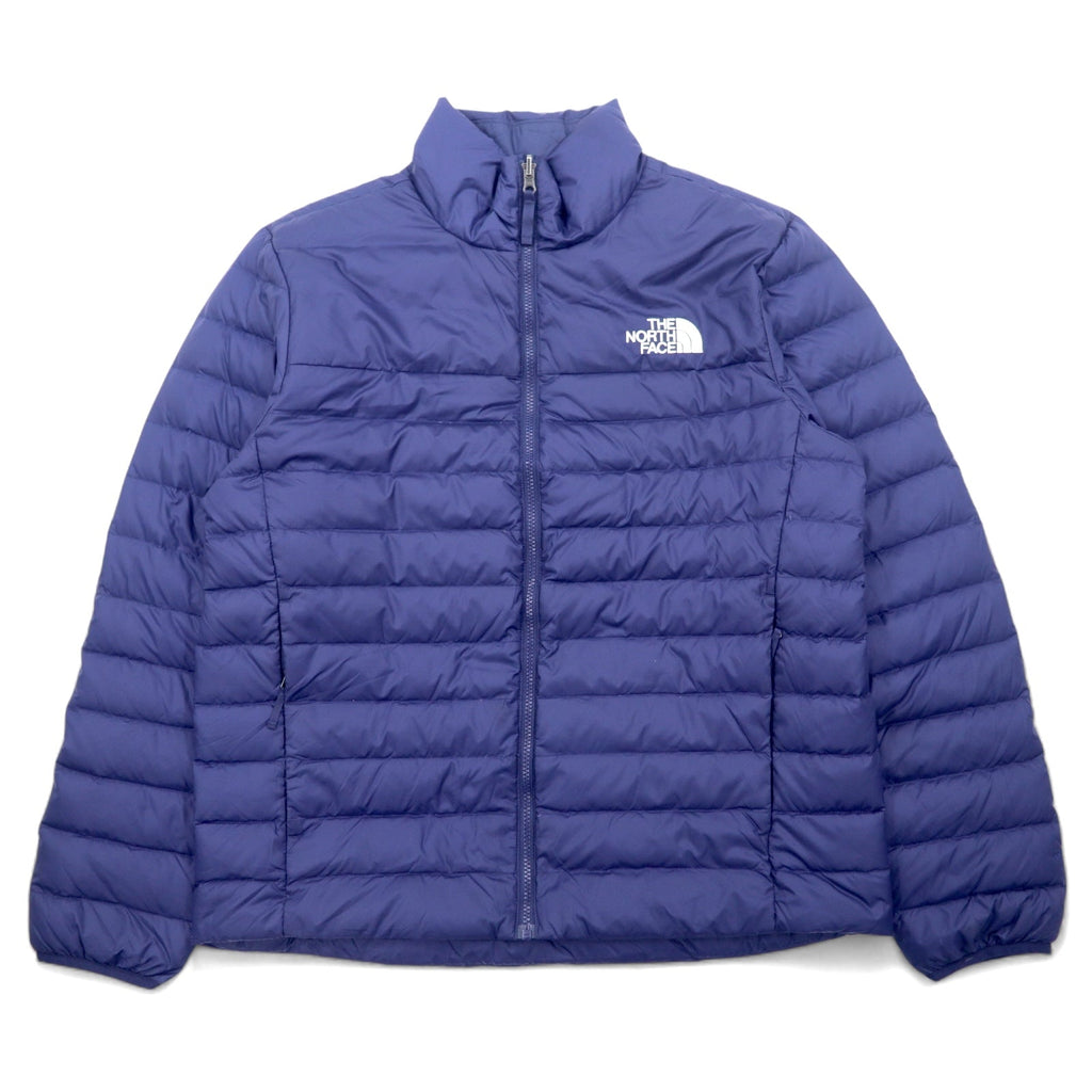 THE NORTH FACE 550 fill power FLARE DOWN JACKET Piumino Flare L Blu marino Nylon Logo ricamato Coulisse NF0A55XG