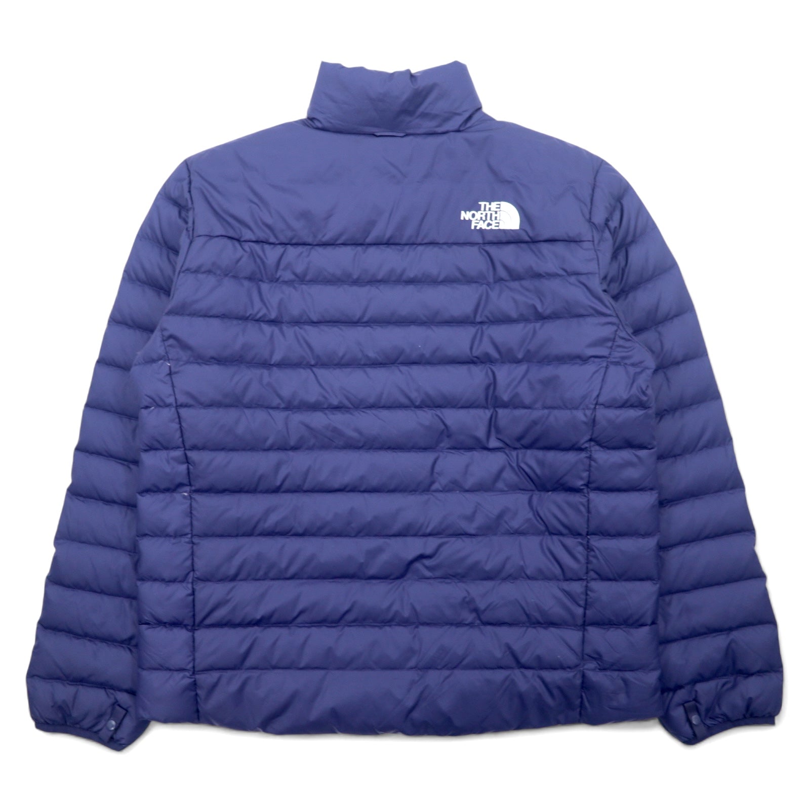 THE NORTH FACE 550 fill power FLARE DOWN JACKET Piumino Flare L Blu marino Nylon Logo ricamato Coulisse NF0A55XG