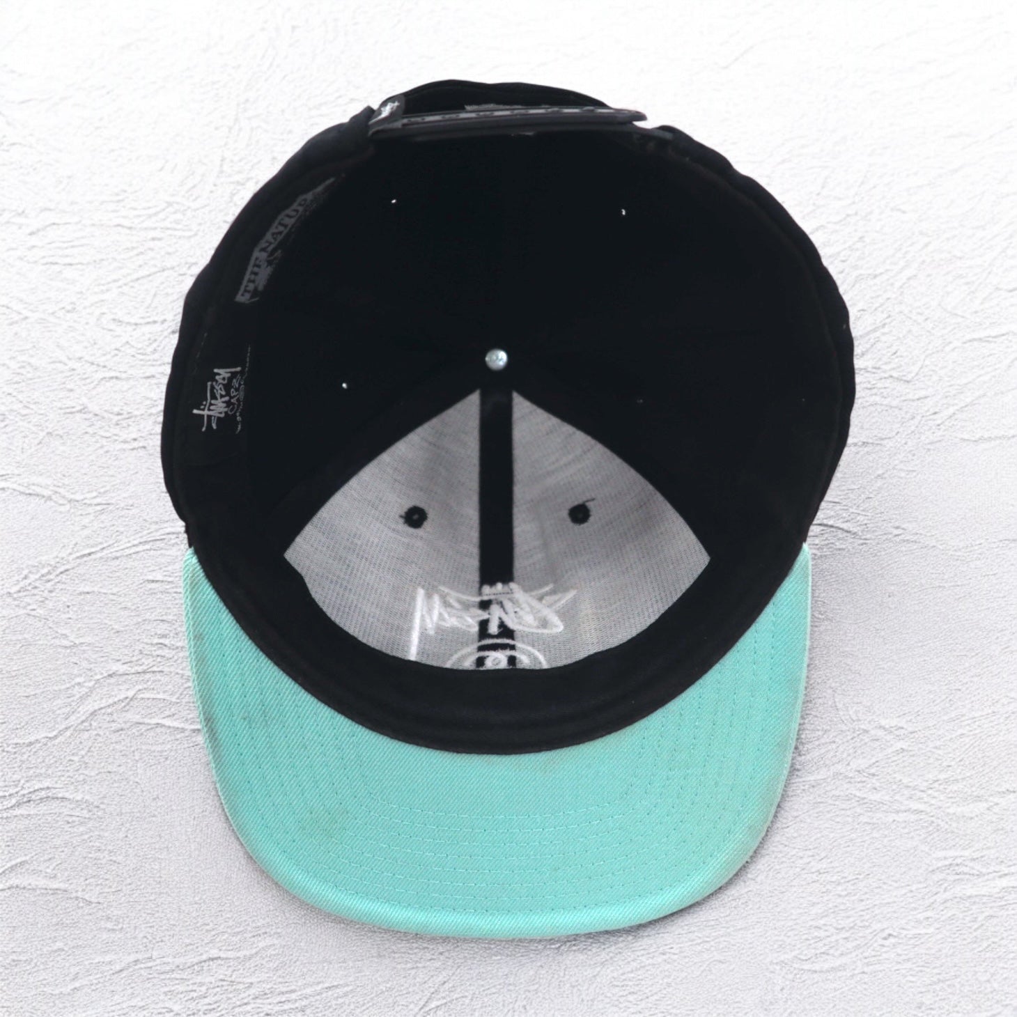 stussy CAPZ × STARTER Berretto da baseball snapback TAGLIA UNICA nero acrilico lana logo Chanel