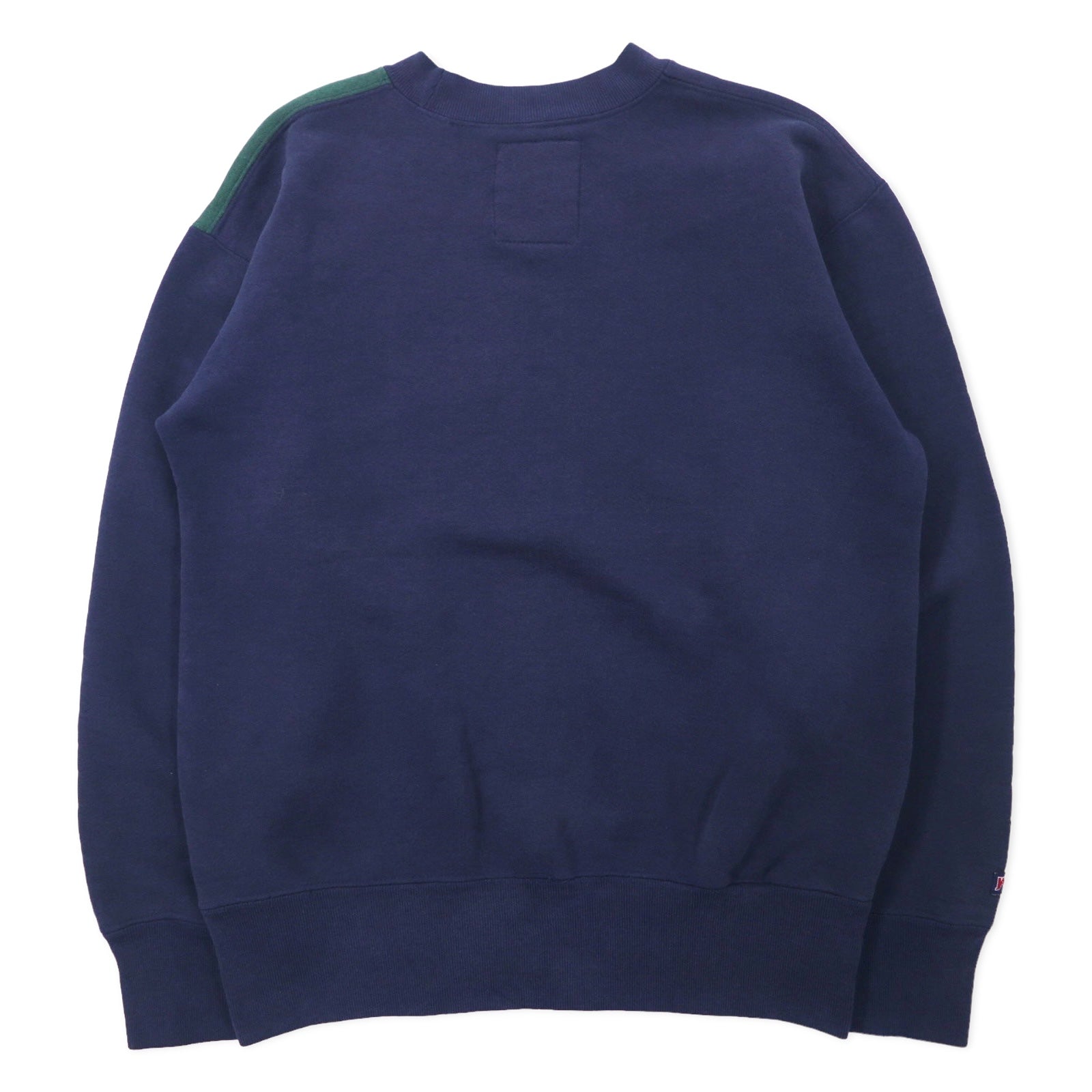 JAN SPORT Anni '90 VARSITY CLUB Felpa ricamata college M Blu navy Verde Cotone NOTRE DAME