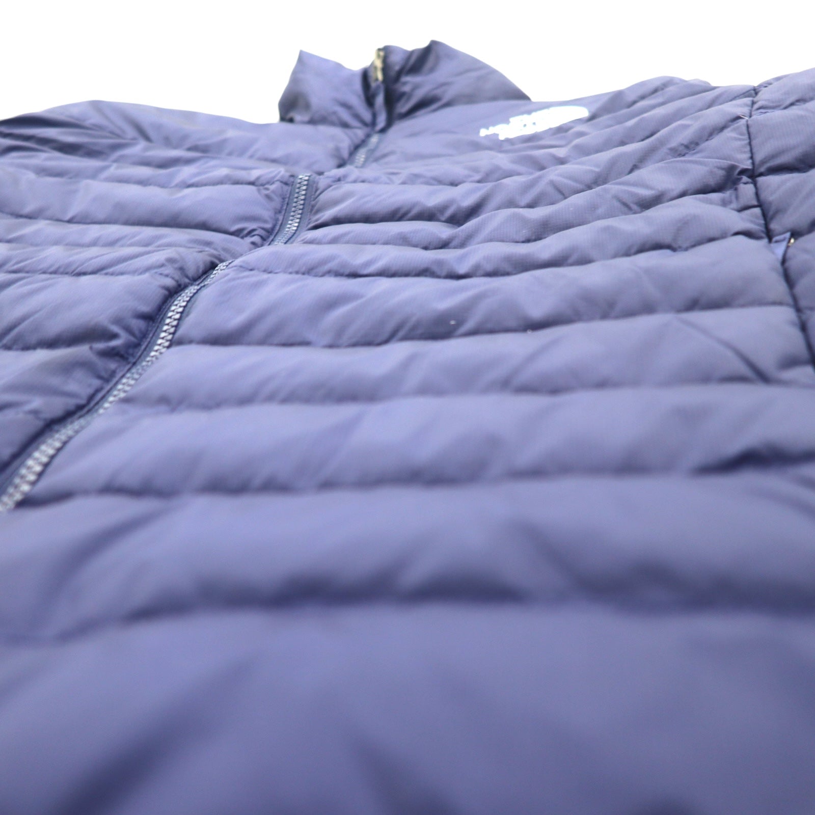 THE NORTH FACE 550 fill power FLARE DOWN JACKET Piumino Flare L Blu marino Nylon Logo ricamato Coulisse NF0A55XG