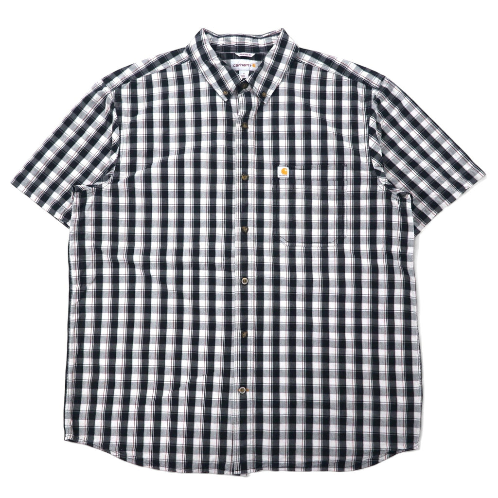 Camicia a maniche corte Carhartt, vestibilità relaxed, taglia XL, a quadri, in cotone, taglia grande