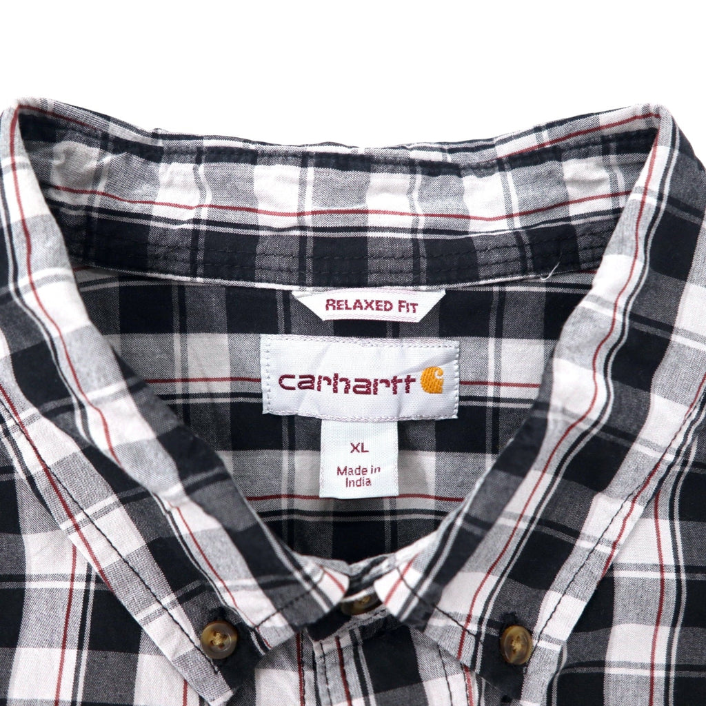 Camicia a maniche corte Carhartt, vestibilità relaxed, taglia XL, a quadri, in cotone, taglia grande