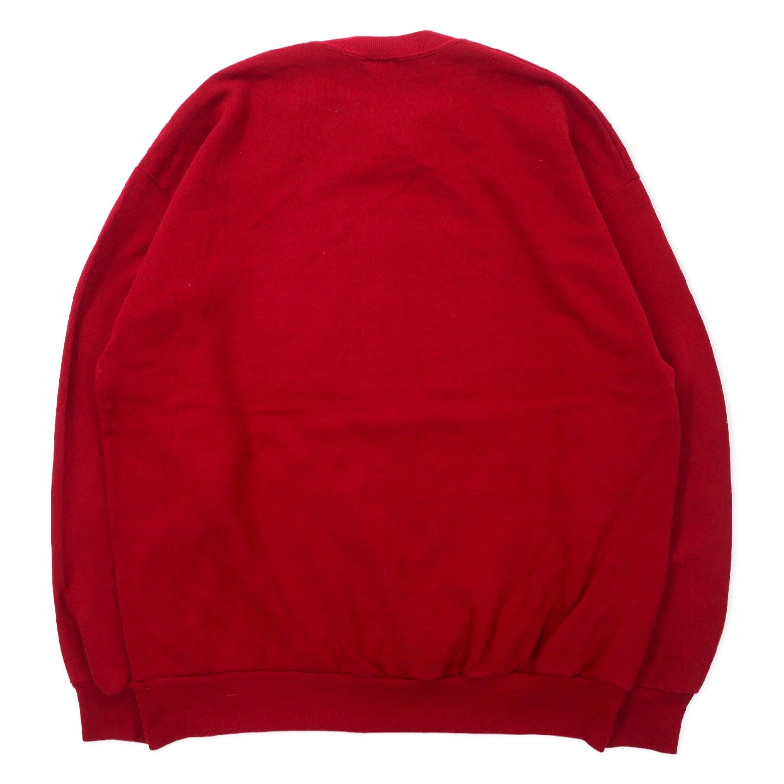 JERZEES Made in USA Anni '90 Stampa Felpa XL Rossa Cotone Florida