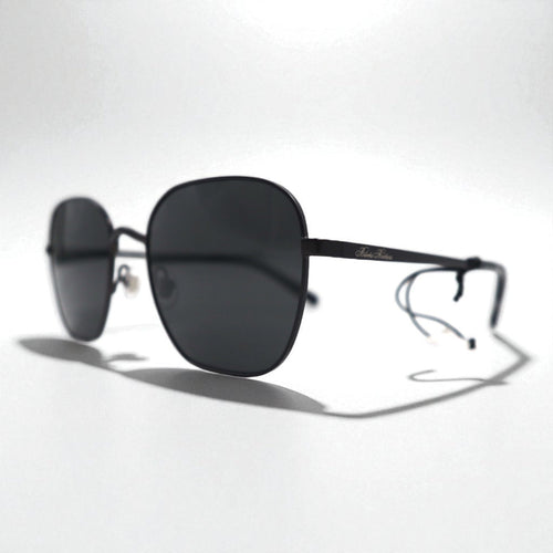 Brooks Brothers ガンメタル スクエア サングラス メタルフレーム BB4066 103587 55-19 145 3N 未使用品
