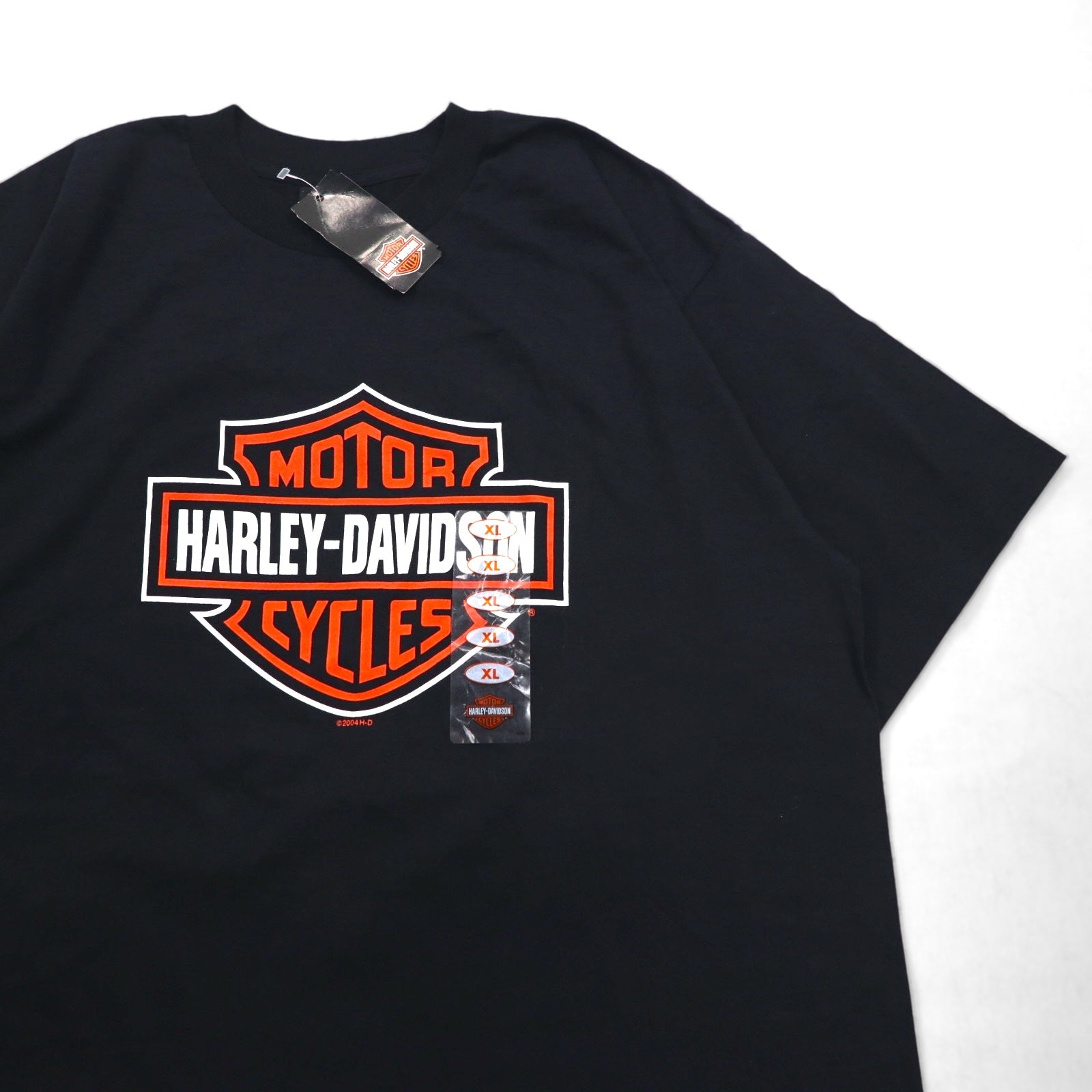 HARLEY DAVIDSON, T-shirt con stampa fronte/retro, USA, taglia XL, nera, HUNTSVILLE, nuovo