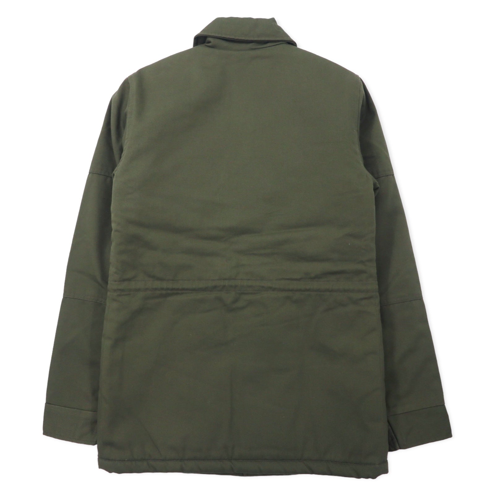8.15 AUGUST FIFTEENTH Giacca militare made in USA S Kaki Cotone Fodera in pile Coulisse ARMY JACKET 4095A26802 Articolo nuovo