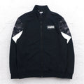 Giacca da tuta PUMA in cotone nera Rebel Camo Full-Zip 587058-01, taglia L