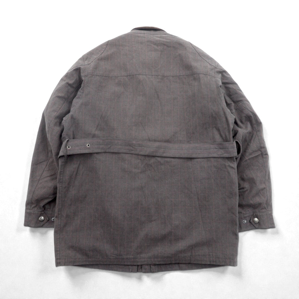 THE SCOTCH HOUSE 中綿 サファリジャケット XL ベルト付き ライナー着脱 スタンドカラー 4ポケット
