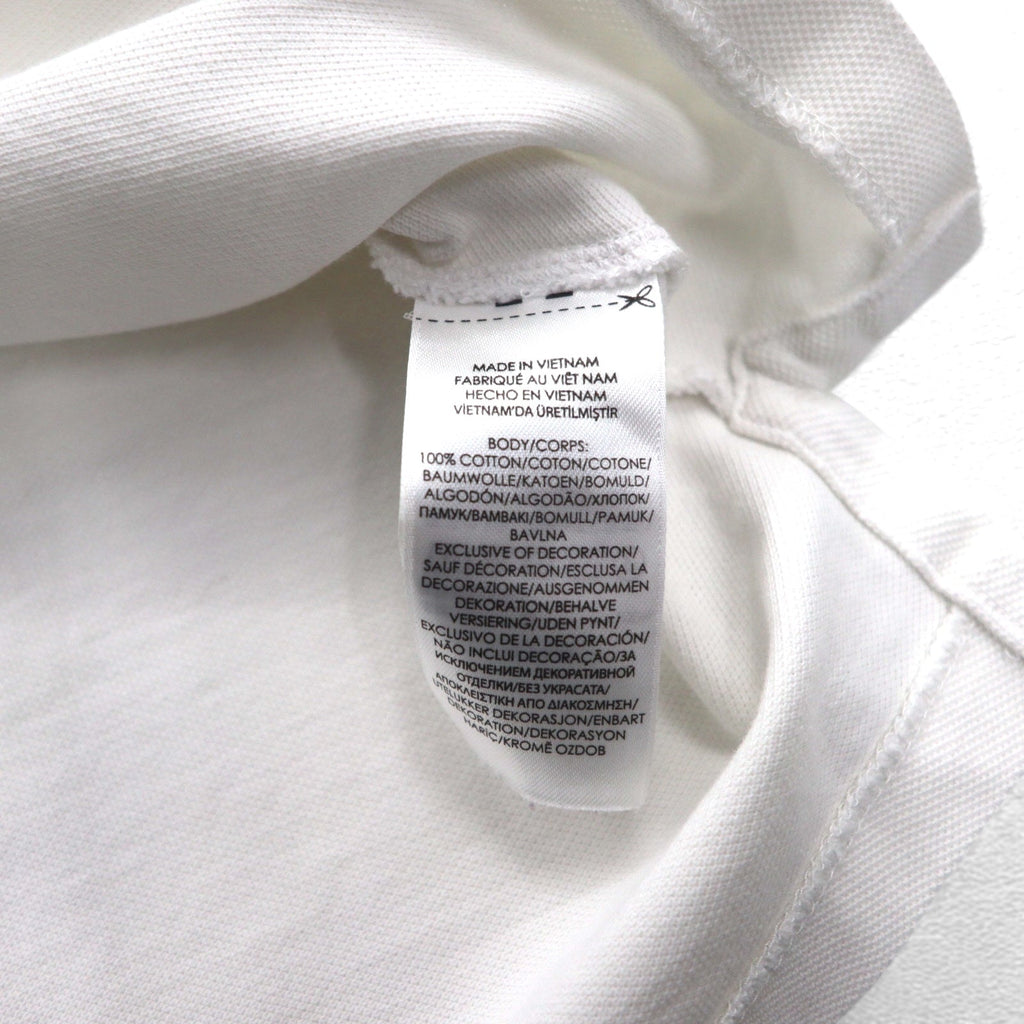 POLO RALPH LAUREN クラシックフィット CLASSIC FIT ポロシャツ M ホワイト 鹿の子 スモールポニー刺繍