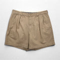 POLO RALPH LAUREN anni '90 pantaloncini corti Polo Chino a 2 pieghe, taglia XL, beige, Made in Mexico