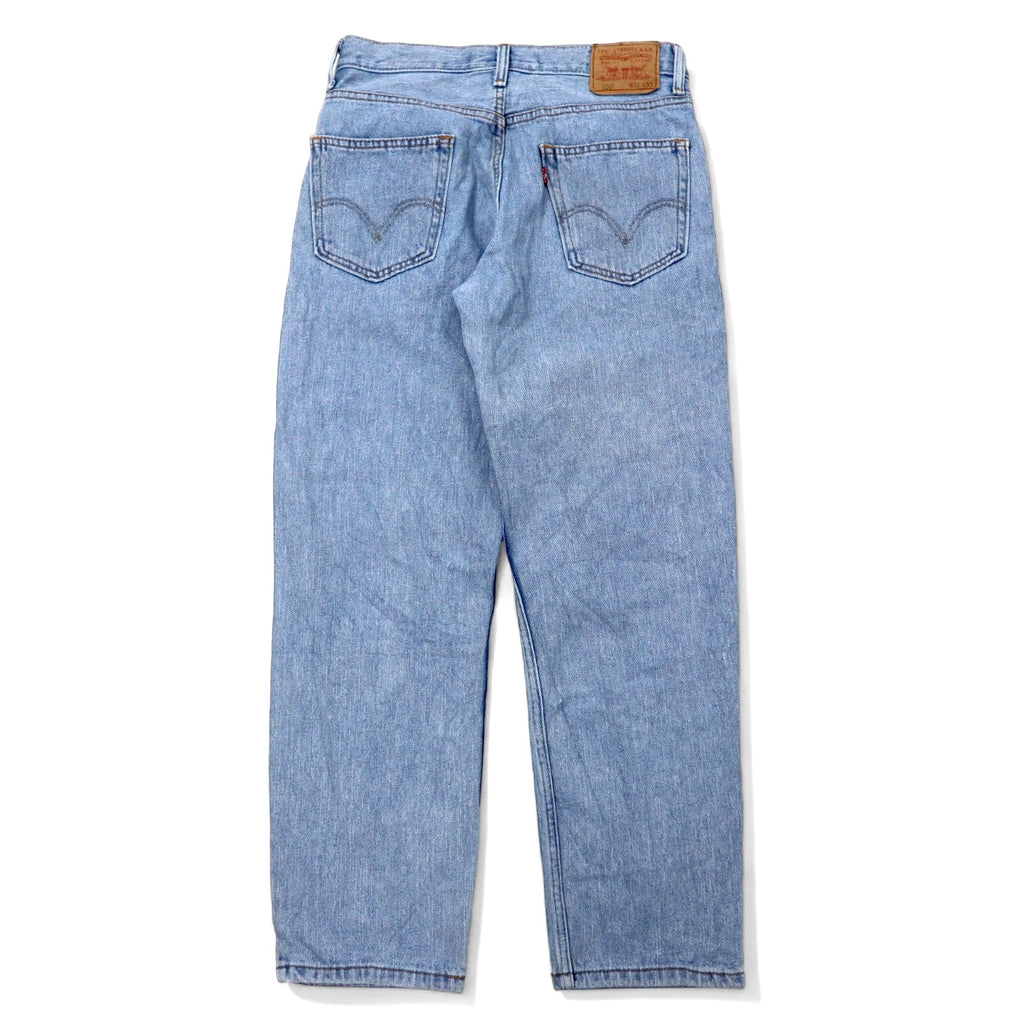 Levi's 00年代 550 リラックス フィット テーパード デニムパンツ 32 ブルー アイスウォッシュ コットン ジッパーフライ USAライン 550-4834 レソト製