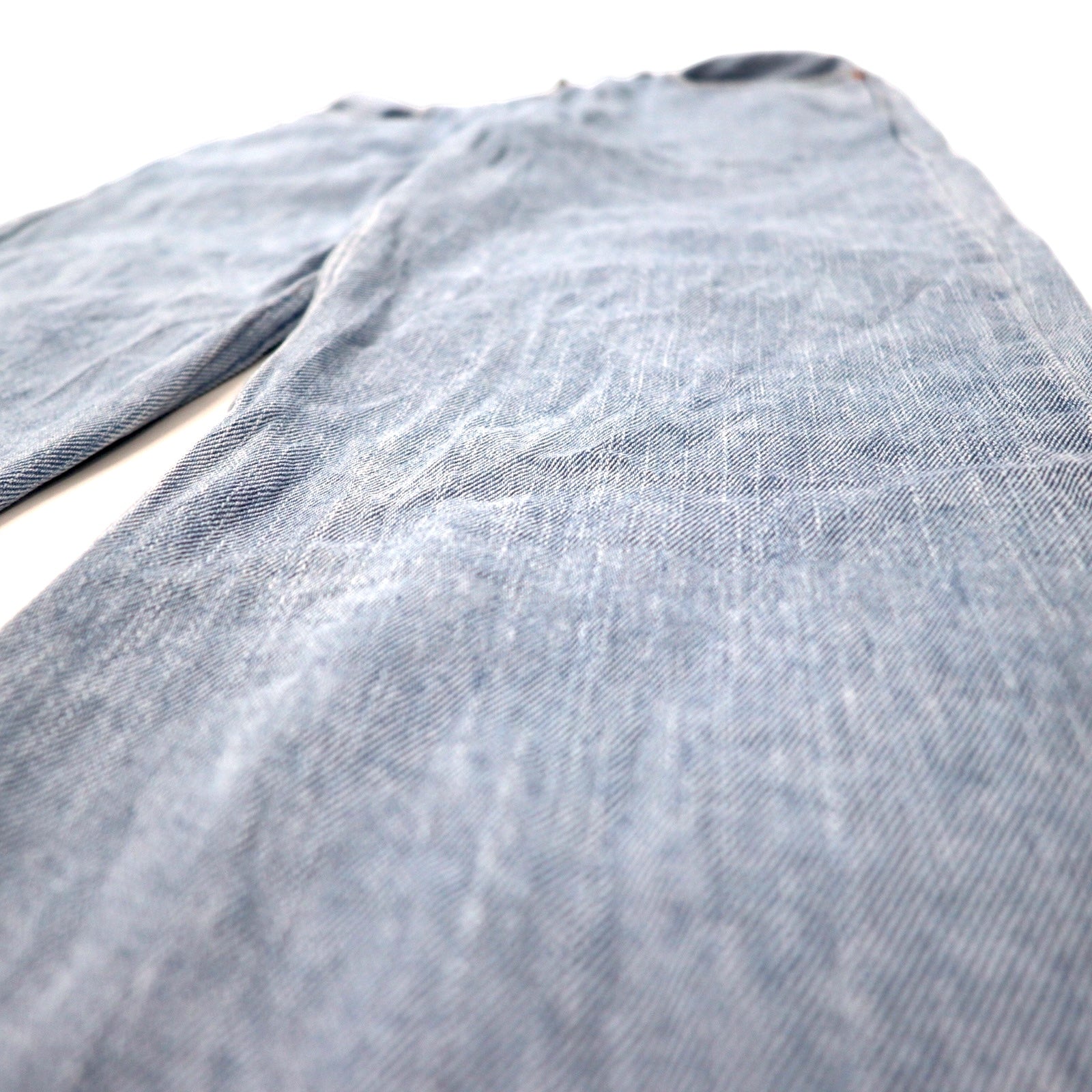 Levi's 550 anni 2000 jeans affusolati a vestibilità rilassata 32 blu ghiaccio lavato cotone chiusura a zip linea USA 550-4834 Made in Lesotho