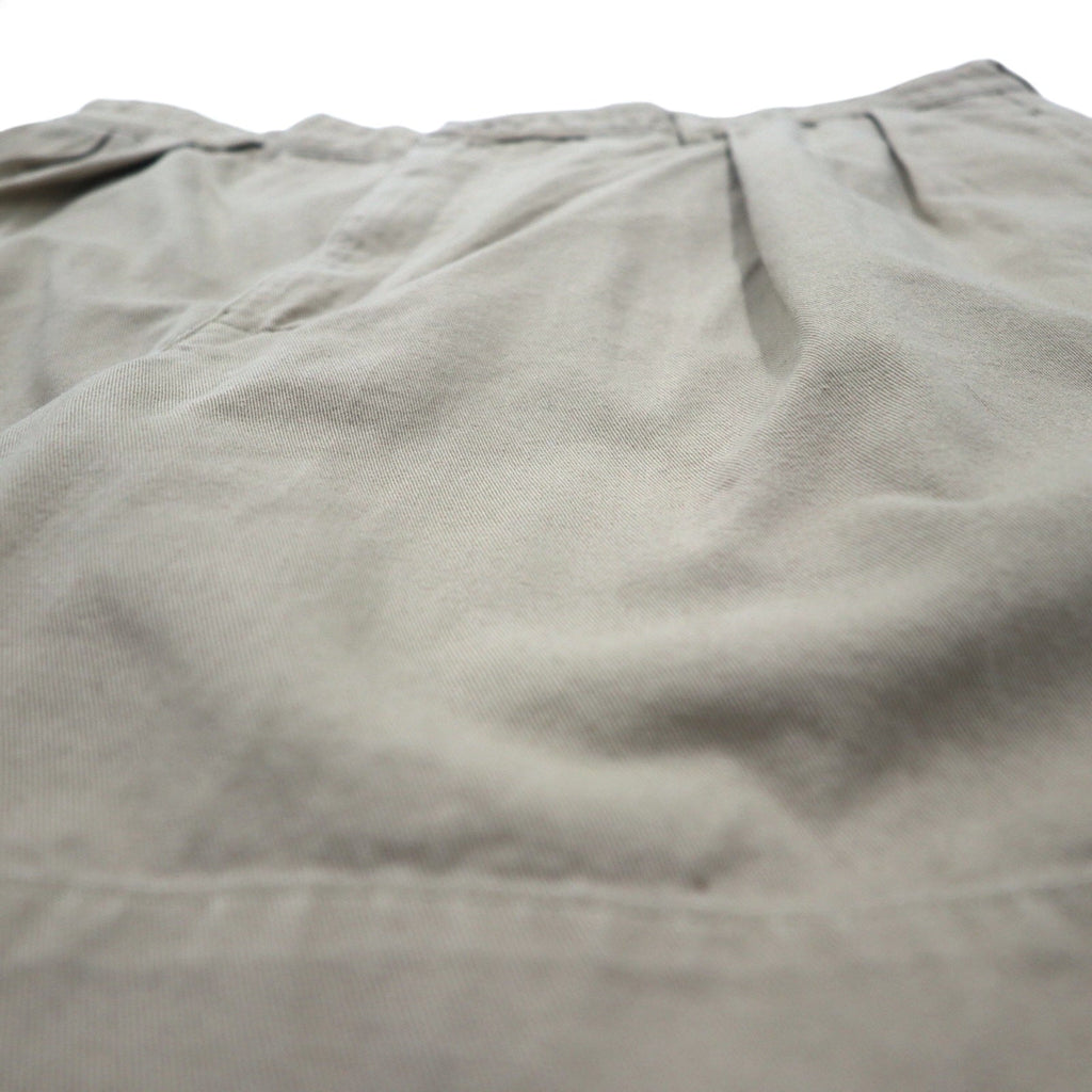 POLO RALPH LAUREN anni '90 pantaloncini corti Polo Chino a 2 pieghe, taglia XL, beige, Made in Mexico