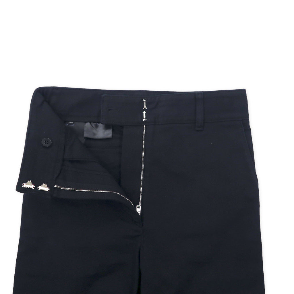 PRADA Pantaloni affusolati in twill di cotone 36S nero APD1 2017 4926 P2378 S181 P33 Made in Italy
