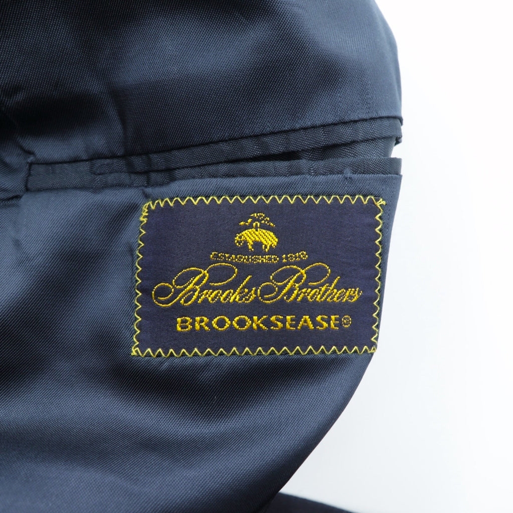 Brooks Brothers 80年代 USA製 ダブルブレスト テーラードジャケット ブレザー M ネイビー ギャバジン ウール 金ボタン 紺ブレ