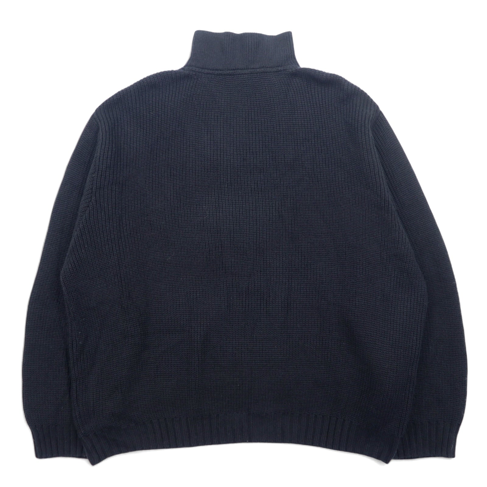 HARLEY DAVIDSON Maglione a mezza zip, 3XL, nero, acrilico, con logo applicato, nuovo con etichetta