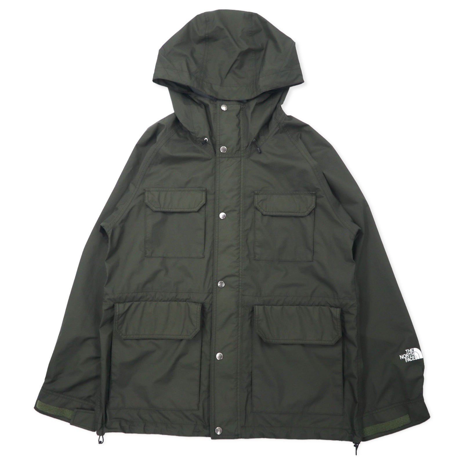 THE NORTH FACE Giacca a vento L Cachi Nylon Impermeabile Mountain Parka NP12035