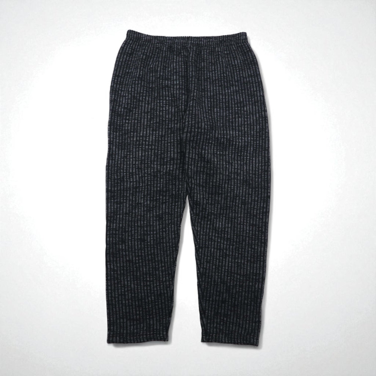 90s France Vintage Easy Wide Pants フランス製 ワイド イージーパンツ L ストライプ ストレッチ テーパード