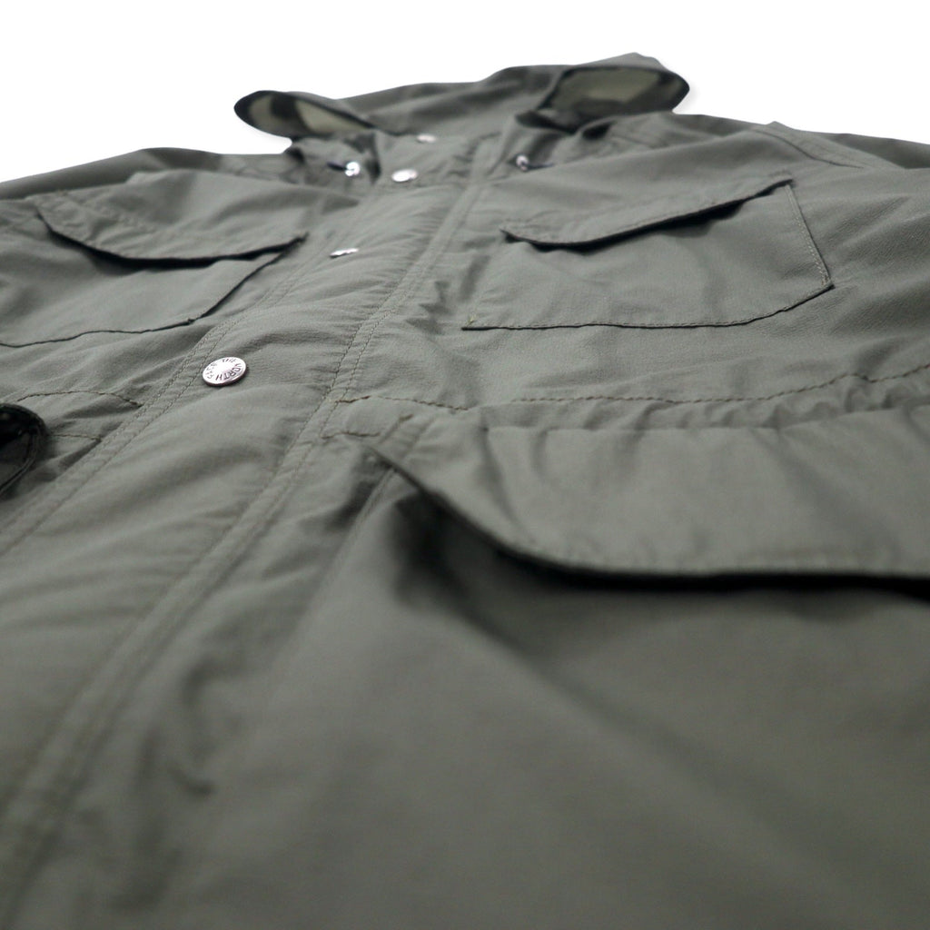 THE NORTH FACE Giacca a vento L Cachi Nylon Impermeabile Mountain Parka NP12035