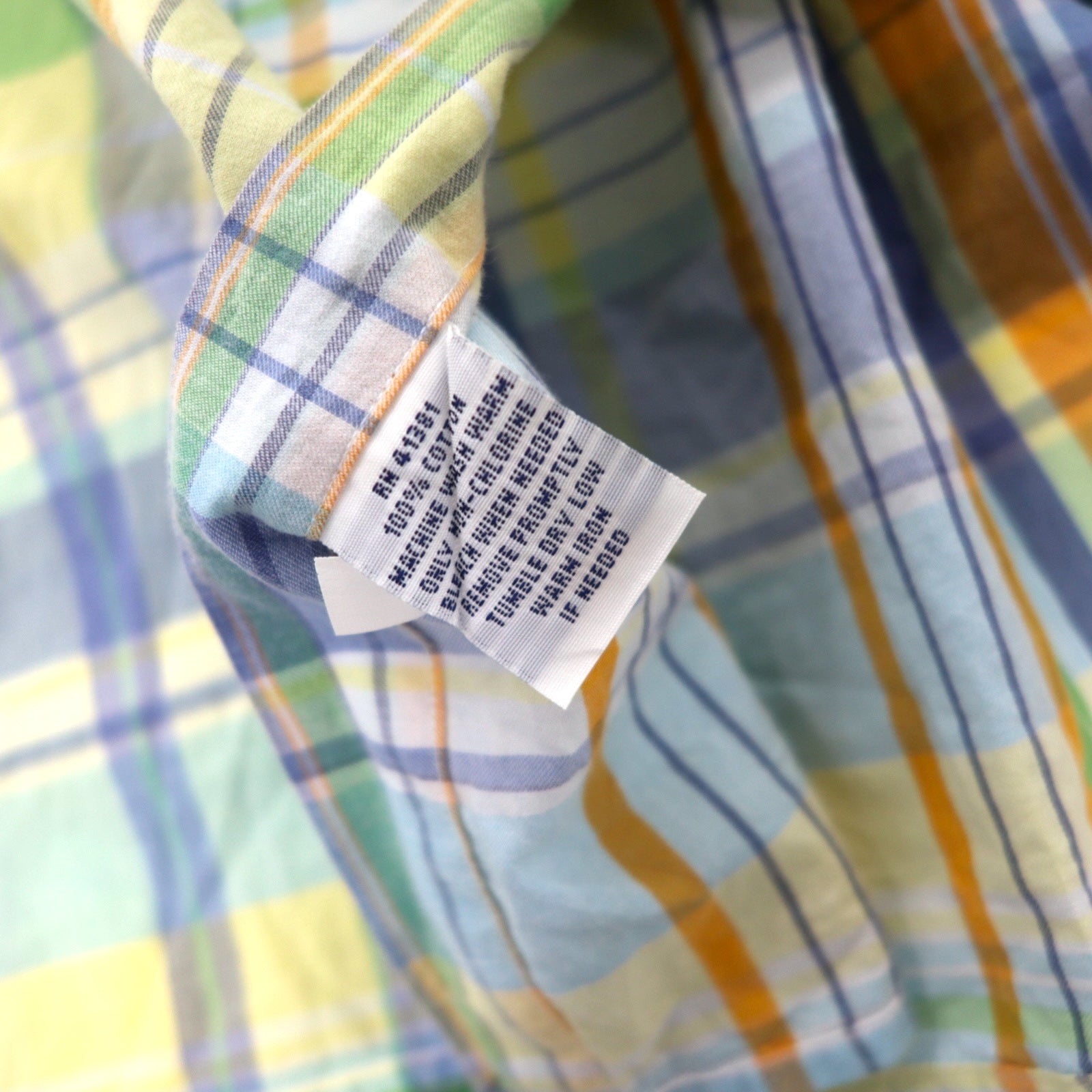 Camicia Ralph Lauren Beach Twill a maniche corte con bottoni, taglia 2XLT TALL, a quadri gialli, in cotone, con ricamo Small Pony, taglia extra large