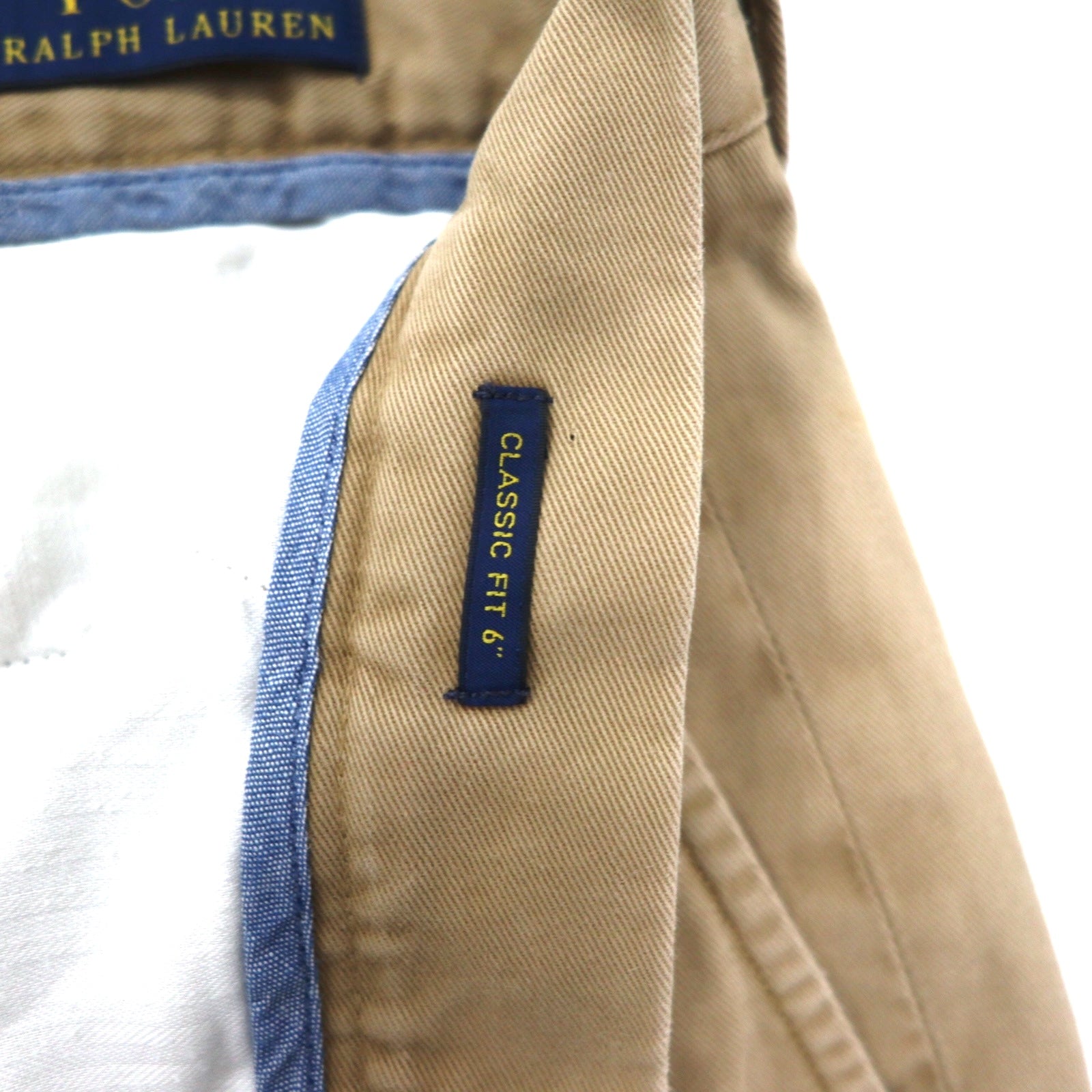 POLO RALPH LAUREN Pantaloncini Chino Classici in Cotone 34 Beige