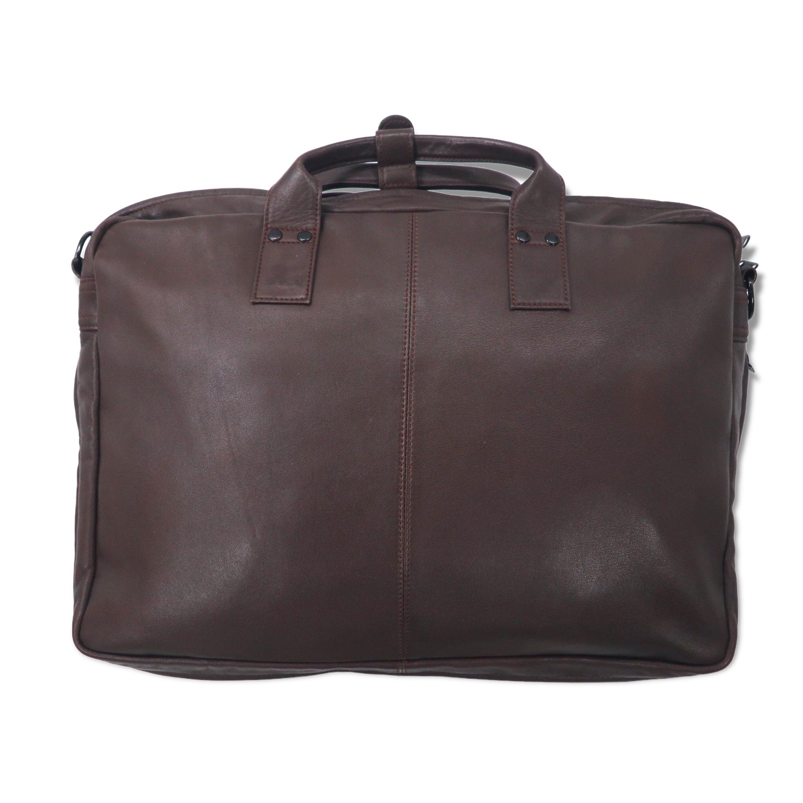 PORTER Around - Borsa da lavoro in pelle, ventiquattrore, marrone - AROUND BRIEFCASE 003-01266 Made in Japan