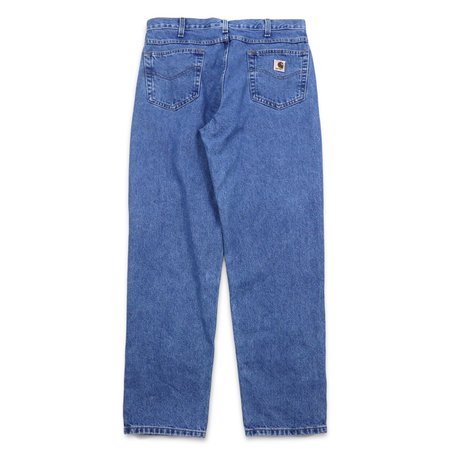 Carhartt リラックスフィット バギー テーパード デニムパンツ L インディゴ ブルー RELAXED FIT B13 STW メキシコ製