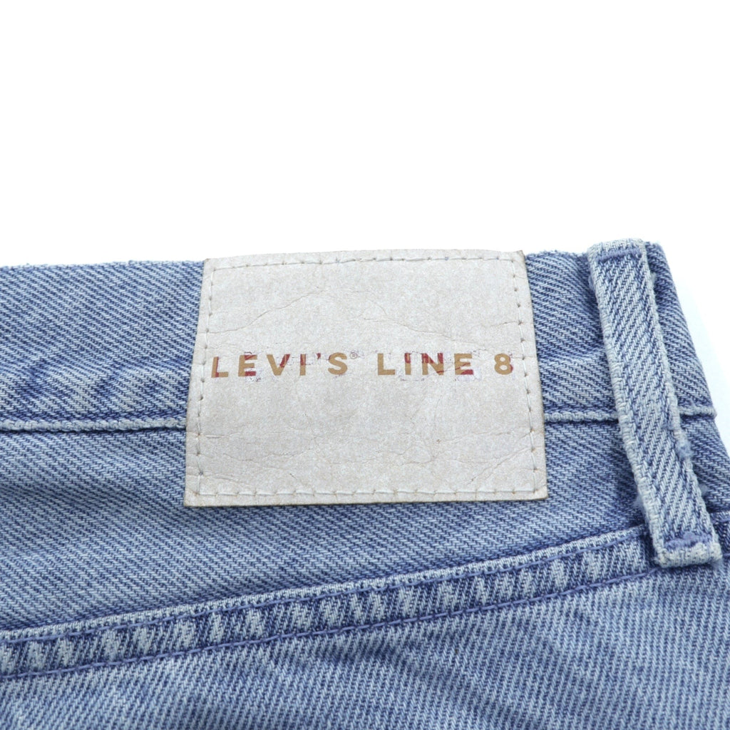 Levi's LINE8 ルーズフィット ワイド デニムパンツ ジーンズ S ライト ブルー インディゴ 57691-0000